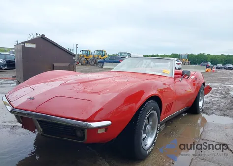 1968 Chevrolet Corvette from USA, damaged, VIN 0000194678S415077